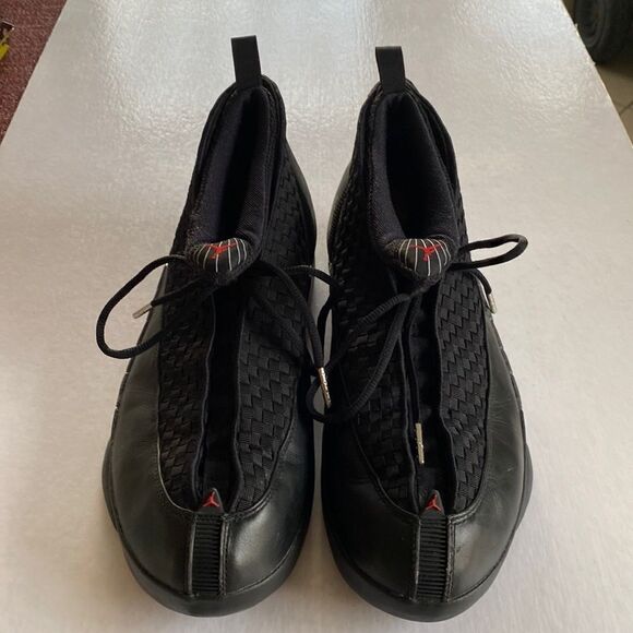 AIR JORDAN 15 Retro Stealth 17 Men’s Black Shoes Size 12 - Picture 1 of 9